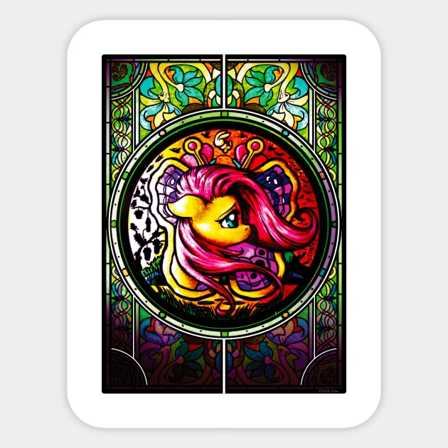 Altare Secretum: Fluttershy Sticker by Cigitia